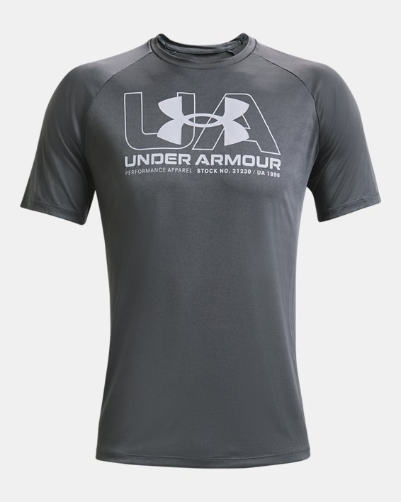 Men's UA Velocity 21230 T-Shirt in Gray image number 4